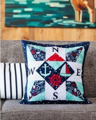 GO! Nautical Compass Pillow Pattern