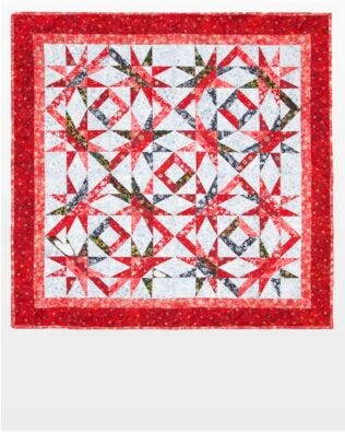 GO! Qube Companion Angles 8” Starry Path Quilt Pattern