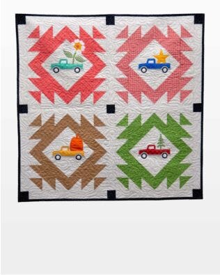 GO! A Truck for All Seasons Wall Hanging Pattern