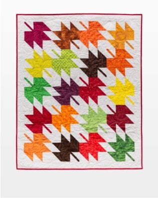 GO! Falling Leaves Throw Quilt Pattern