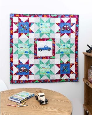 GO! Traveling Baby Throw Quilt Pattern
