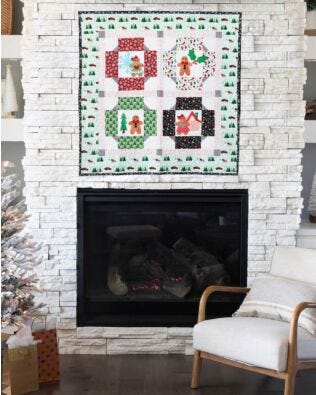 GO! Cozy Gingerbread Wall Hanging Pattern