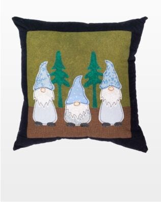 GO! Gnome Sweet Gnome Pillow Pattern