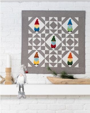 GO! Gnomes in the Castle Wall Hanging Pattern
