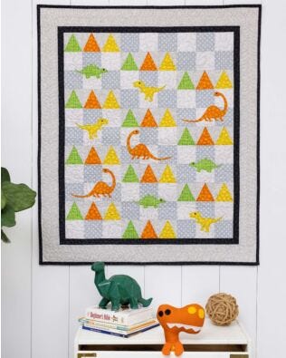 GO! Dinosaur Forest Wall Hanging Pattern