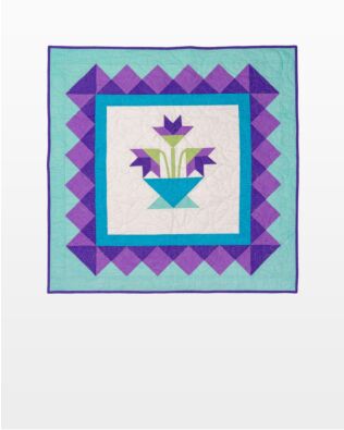 GO! Lilies in Bloom Wall Hanging Pattern