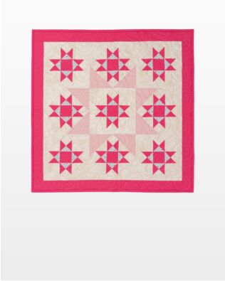 GO! Qube 6" Stars in the Crown Throw Quilt Pattern