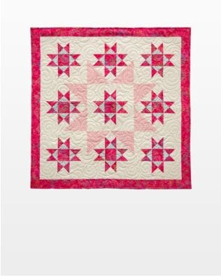 GO! Qube 8" Stars in the Crown Throw Quilt Pattern