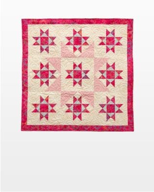 GO! Qube 9" Stars in the Crown Throw Quilt Pattern