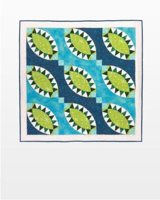 GO! Pickled Greens Throw Quilt Pattern