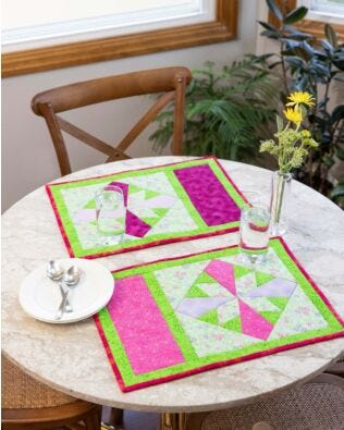 GO! Pretty Placemats Pattern