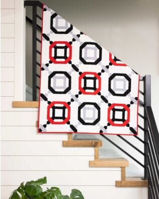 GO! Intersections Throw Quilt Pattern