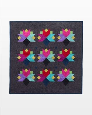 GO! Petal Profusion Throw Quilt Pattern 