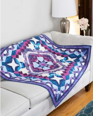 GO! Sapphires and Diamonds Wall Hanging Pattern