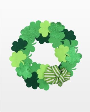 GO! Irish You Luck Wreath Pattern
