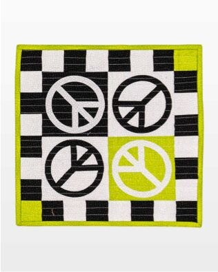 GO! Peace Sign Snack Mats Pattern