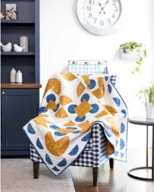 GO! Stacked Circles Throw Quilt Pattern