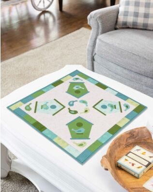 GO! Chirp Corner Table Topper Pattern