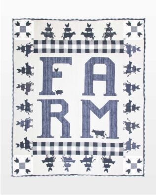 GO! Down on the Farm Throw Quilt Pattern