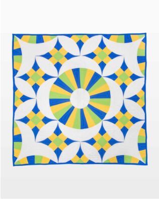 GO! Fanciful Flower Throw Quilt Pattern
