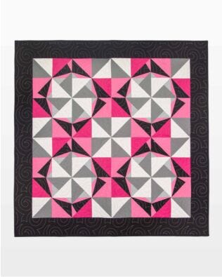 GO! Turning Lucky Stars Throw Quilt Pattern