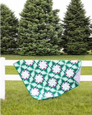 GO! Among the Pines Throw Quilt Pattern