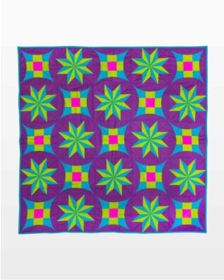 GO! Glorified Star of the East Throw Quilt Pattern