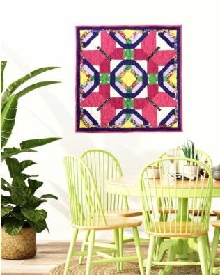 GO! Butterfly Crossing Wall Hanging Pattern