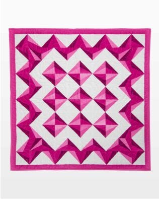 GO! Fractal Fusion Throw Quilt Pattern
