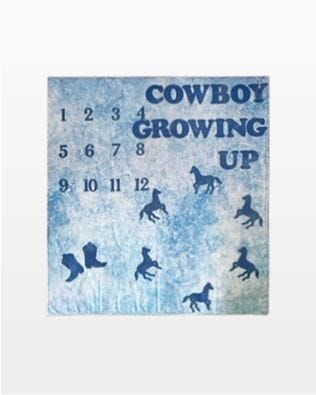 GO! Cowboy Growing Up Wall Hanging Pattern