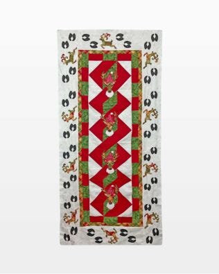GO! Reindeer Dancing Round the Pole Wall Hanging Pattern