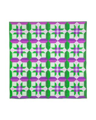 GO! Spring Parade Throw Quilt Pattern