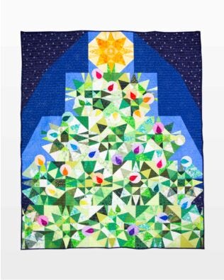 GO! Christmas in the Pines Throw Quilt Pattern