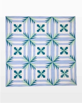GO! Palm Oasis Throw Quilt Pattern
