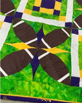 GO! Football Frenzy Wall Hanging Pattern