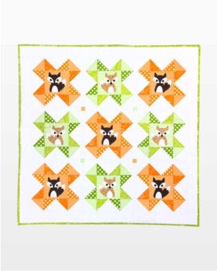 GO! Flashy Foxes Wall Hanging Pattern