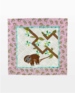 GO! Sloth Hanging in the Trees Wall Hanging Pattern