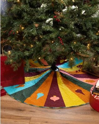 GO! Christmas Ornament Tree Skirt Pattern