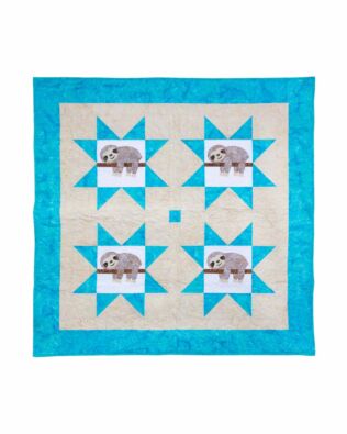 GO! Baby Sloths Throw Quilt Pattern