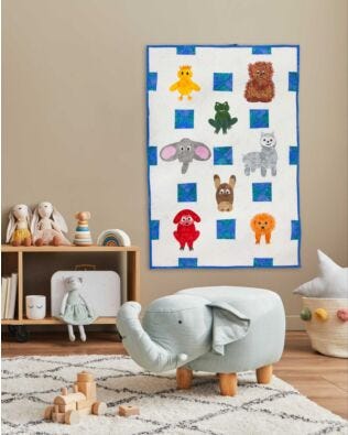 GO! Animals on Parade Wall Hanging Pattern