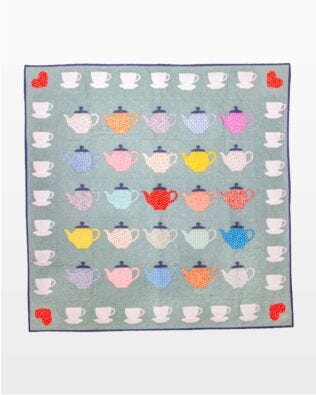 GO! Mugs and Kisses Throw Quilt Pattern