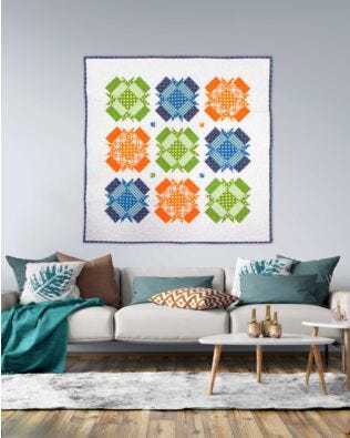 GO! Cheerfully Wall Hanging Pattern