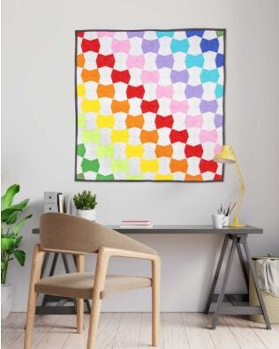 GO! Rainbow Fractured Tumbler Wall Hanging Pattern
