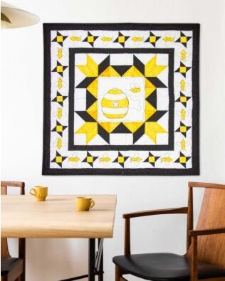 GO! Let's Bee Friends Wall Hanging Pattern
