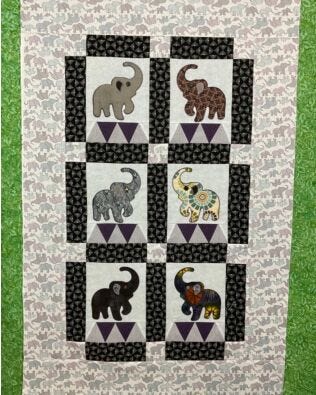 GO! Circus Elephant Wall Hanging Pattern