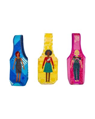 GO! Paper Doll Wine Totes Pattern