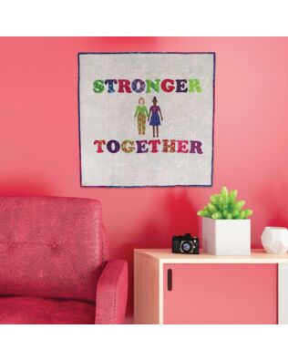 GO! Stronger Together Wall Hanging Pattern