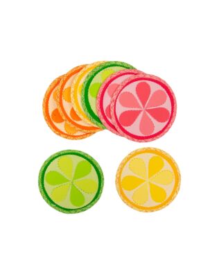 GO! Mid Century Mod Citrus Slice Coasters Pattern