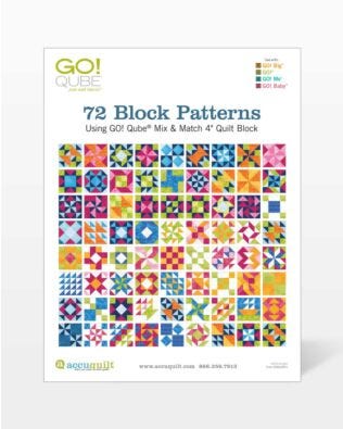 GO! Qube 4" Block-72 Block Patterns Booklet