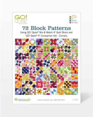 GO! Qube 4" Companion Set Corners-72 Block Patterns Booklet